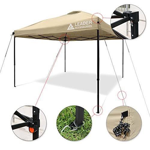 10' x 10' Pop Up Canopy with Wheeled Carry Bag E7061