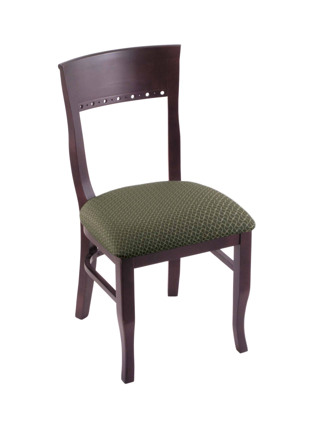Dark Cherry Chair with Axis Grove Seat V489