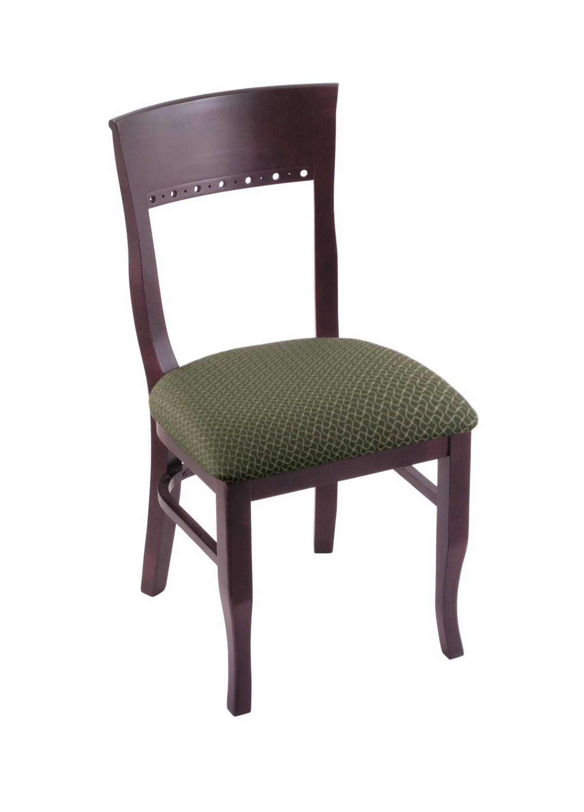 Dark Cherry Chair with Axis Grove Seat V489
