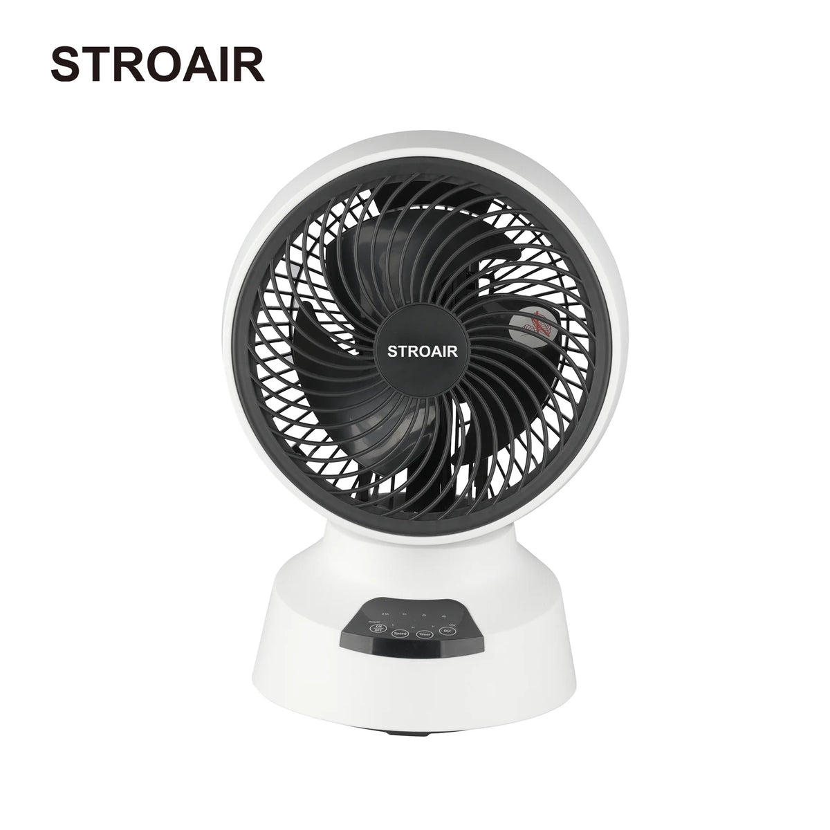 White Oscillating Table Fan P42166