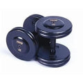 17.5 lb Black Dumbbells with Contoured Handles M82712
