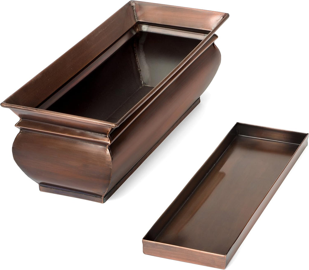 Rectangular Herb Planter Pots 16 x 6 x 5.75 Inches C403395
