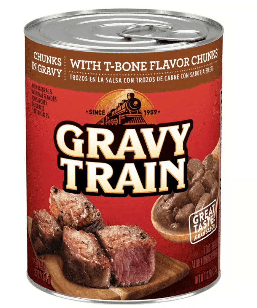 Pack of 4 Wet Dog Food Cans, 13.2 oz each Q92785