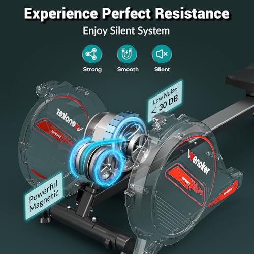 Magnetic Rowing Machine with LCD Monitor N121