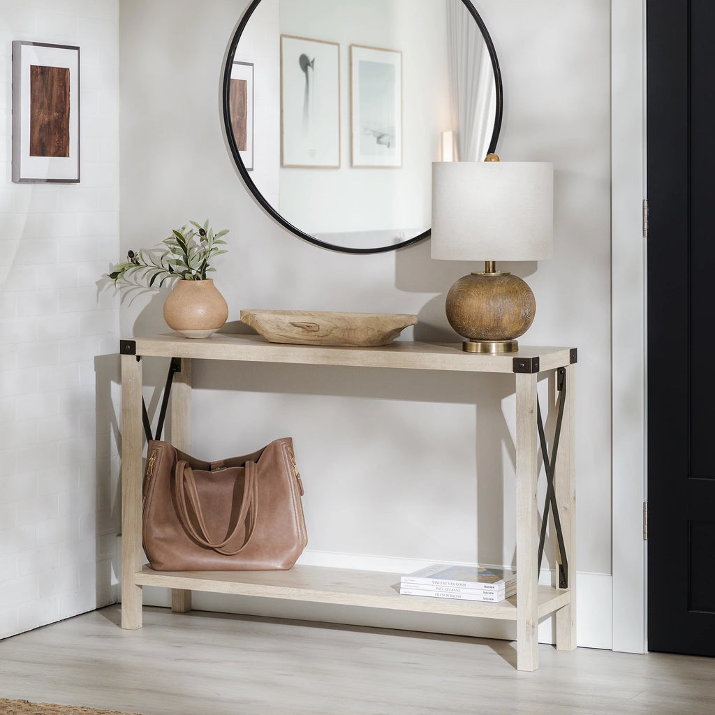Metal X Console Table G397
