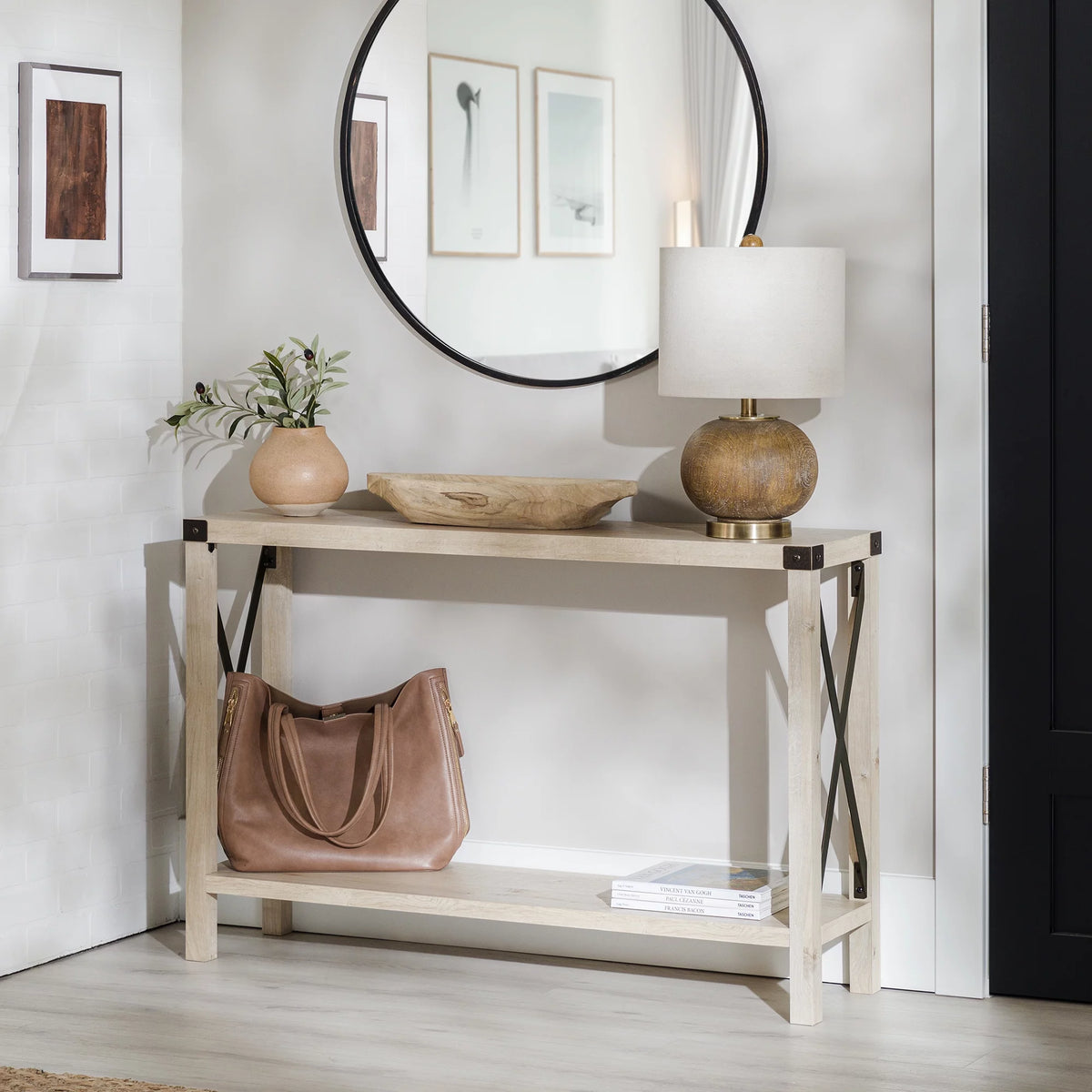 Metal X Console Table G397