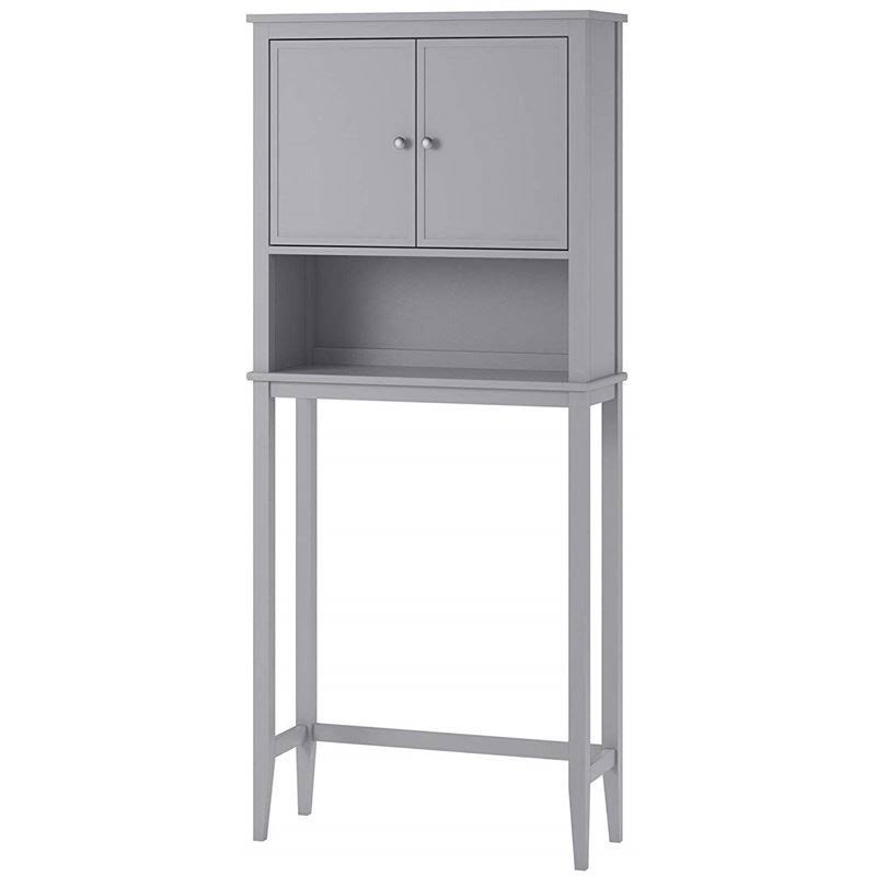 Gray Over The Toilet Bathroom Storage Cabinet T5269