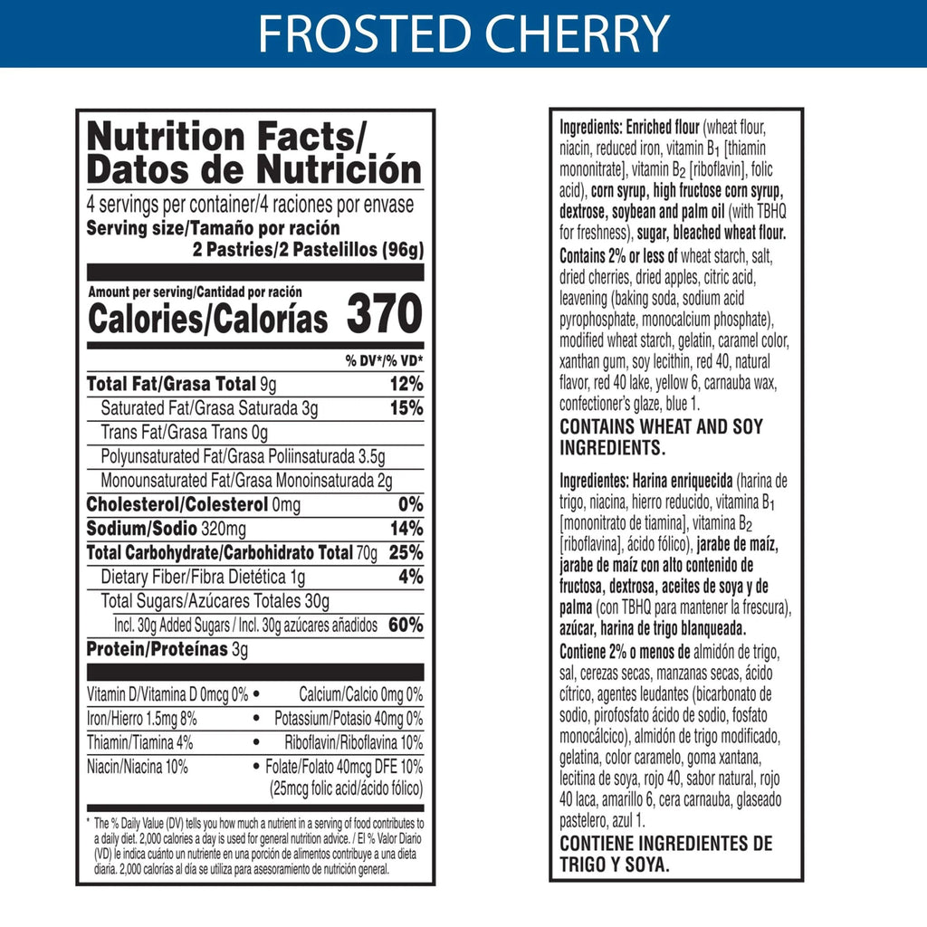 Frosted Cherry Pop-Tarts (Pack of 48) N137598