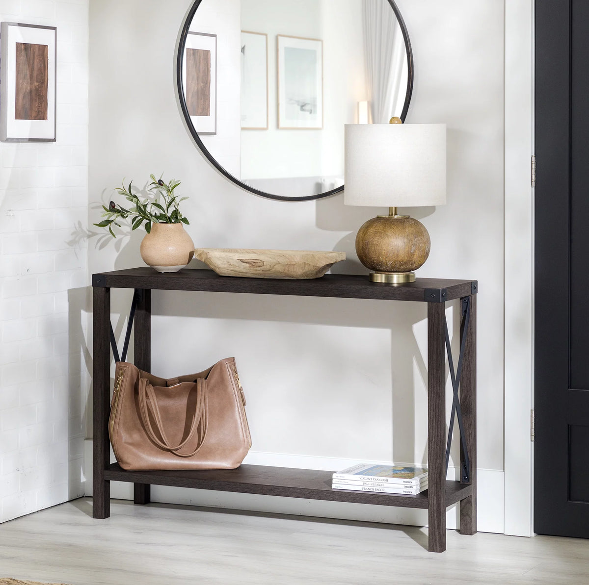 Metal X Console Table G397