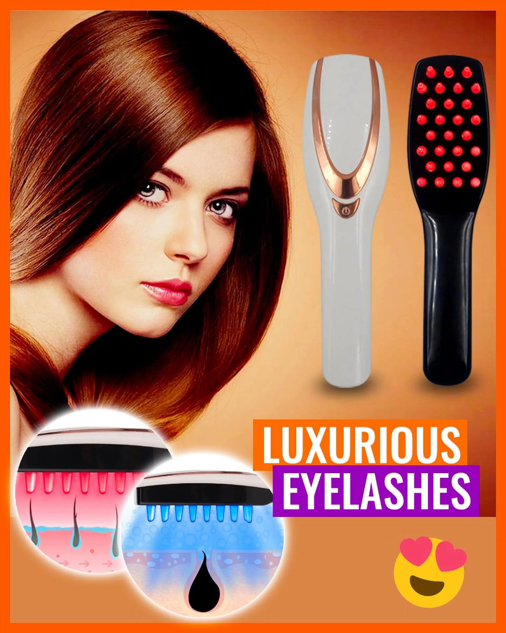 3 In 1 Electric Wireless Infrared Ray Massage Comb S950818