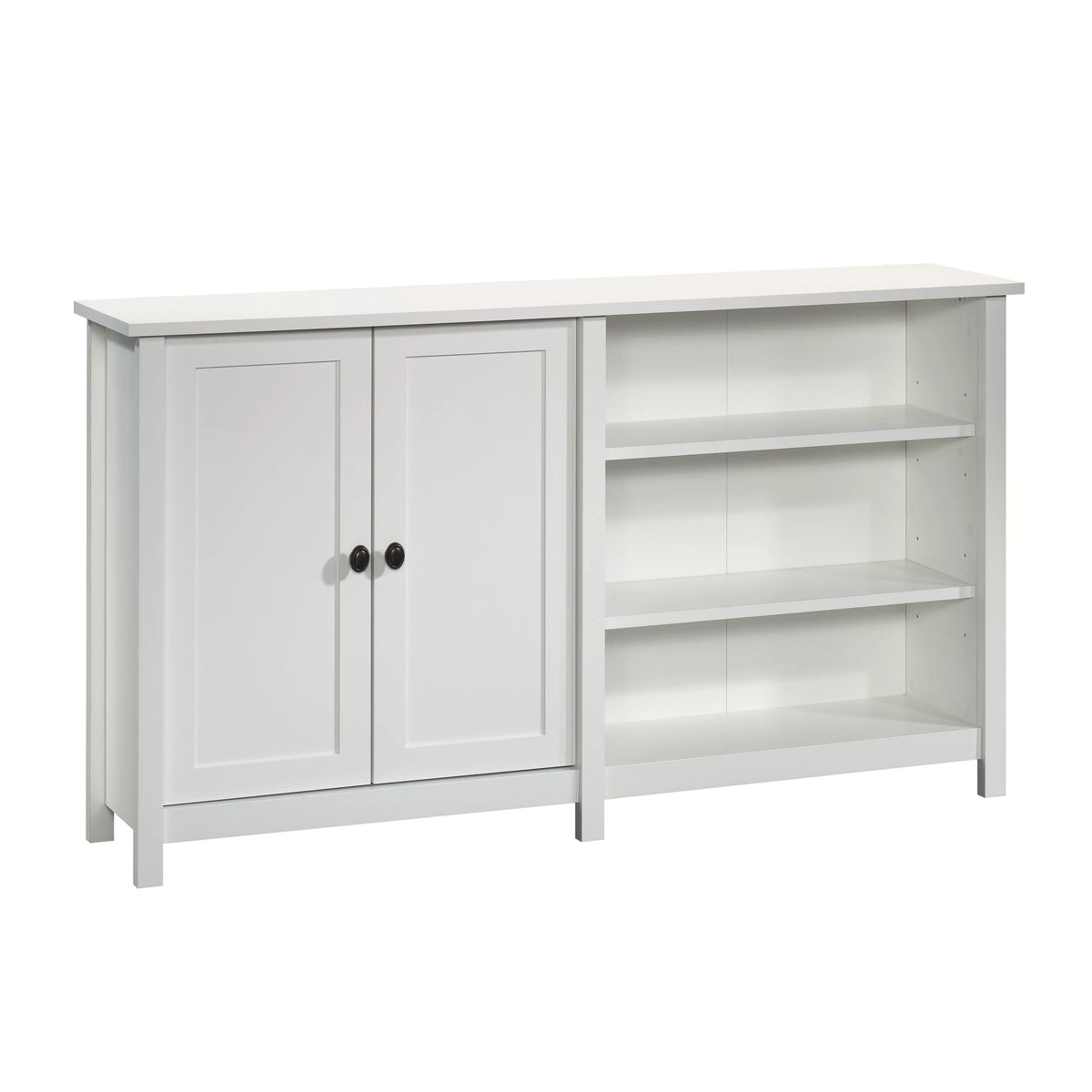 Soft White Storage Console TV Stand C257