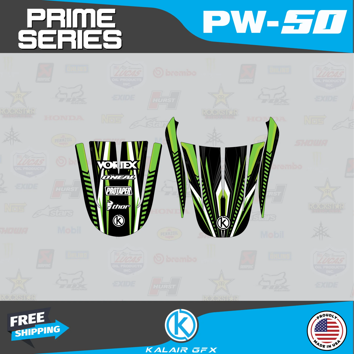 GFX Graphics Kit for Yamaha PW50 B92657