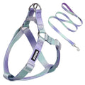 Pink-Purple Gradient Step in Dog Harness with Leash B83900