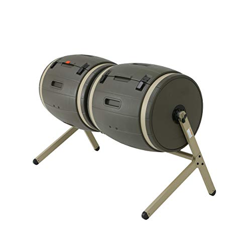 100 Gallon Double Bin Rotating Composter D265