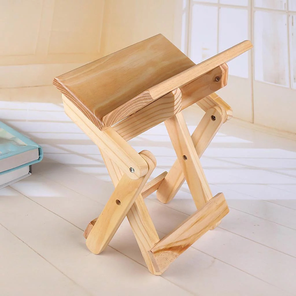 Folding Wooden Step Stool J408