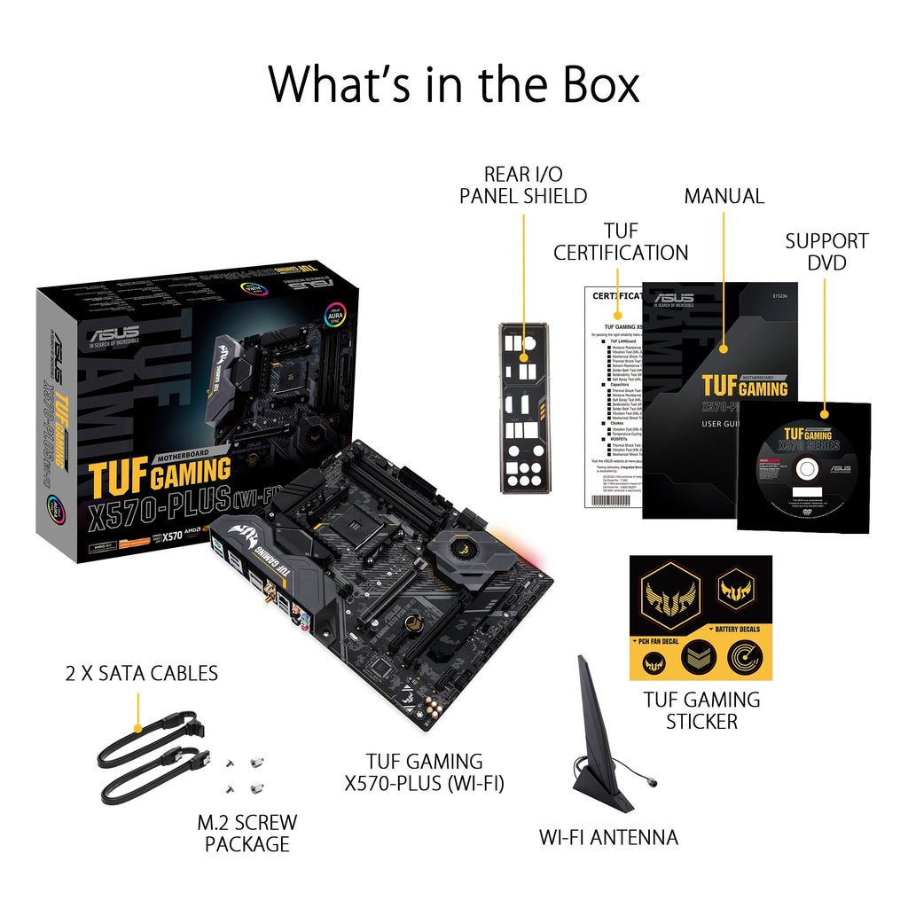 ATX Socket AM4 AMD X570 Motherboard O680012