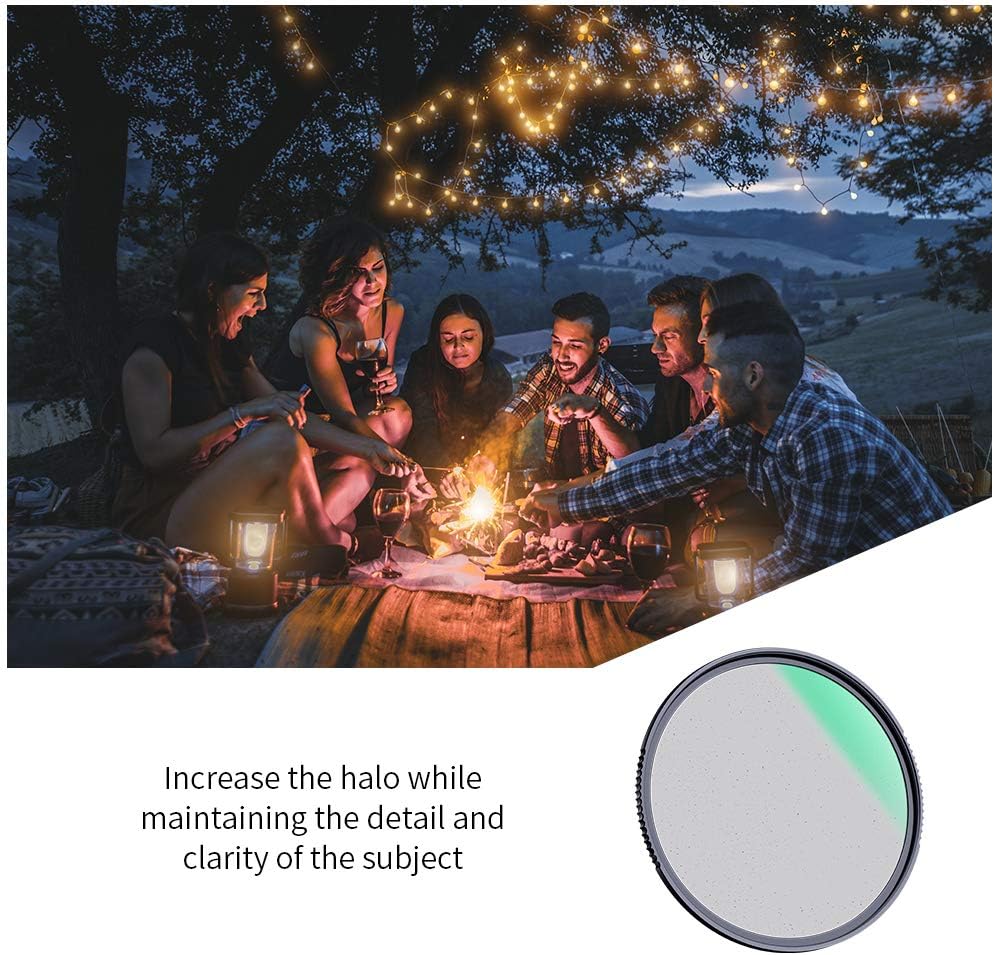 67mm Black Diffusion 1/4 Filter with Multi-Layer Coatings for Camera Lens Y78601