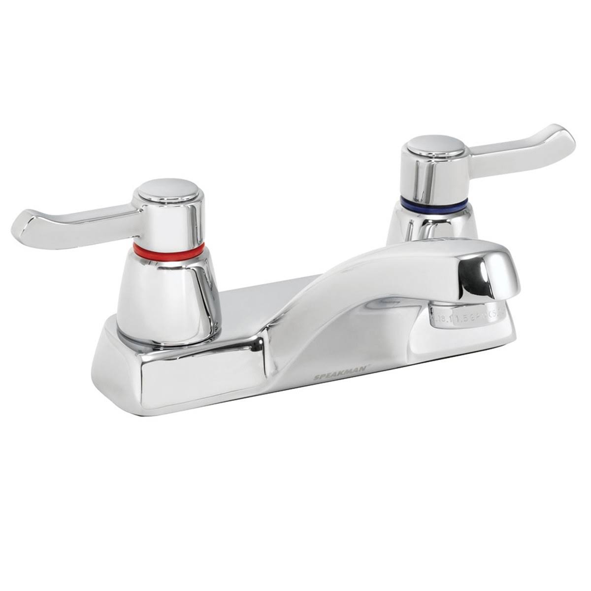Polished Chrome Centerset Bathroom Faucet B9818
