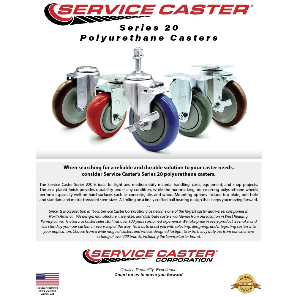 Set of 4 Heavy Duty Replacement Casters K5392