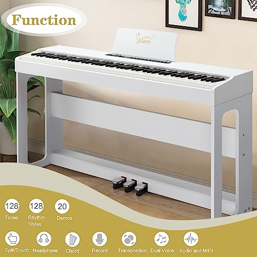 Black 88-Key Weighted Hammer Action Digital Piano U47283
