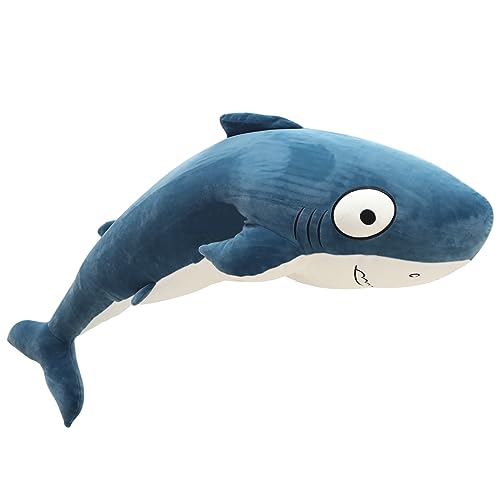 Blue 32” Shark Plush Stuffed Animal M3000
