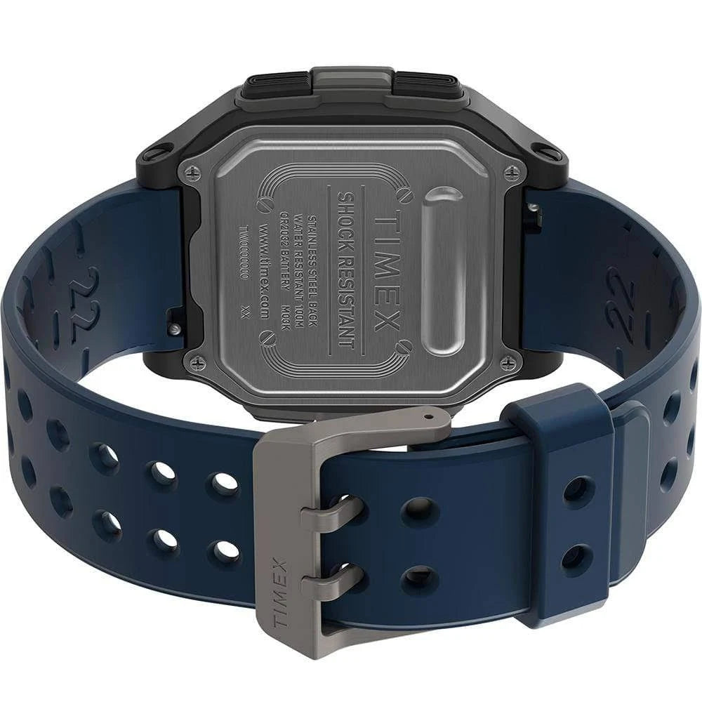 Black Case Watch with Blue Strap P36391
