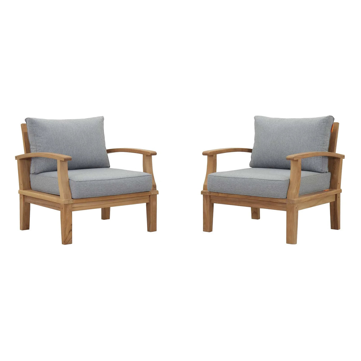 2 Piece Outdoor Patio Teak Set E679112