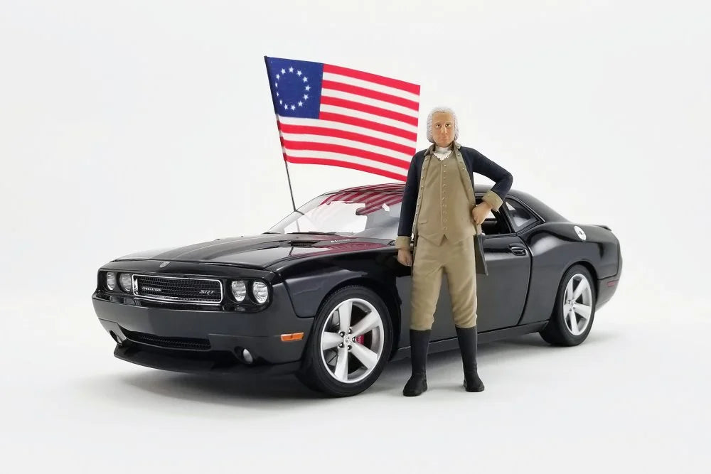 Matte Black 1/18 Scale Diecast Model Toy Car H886483