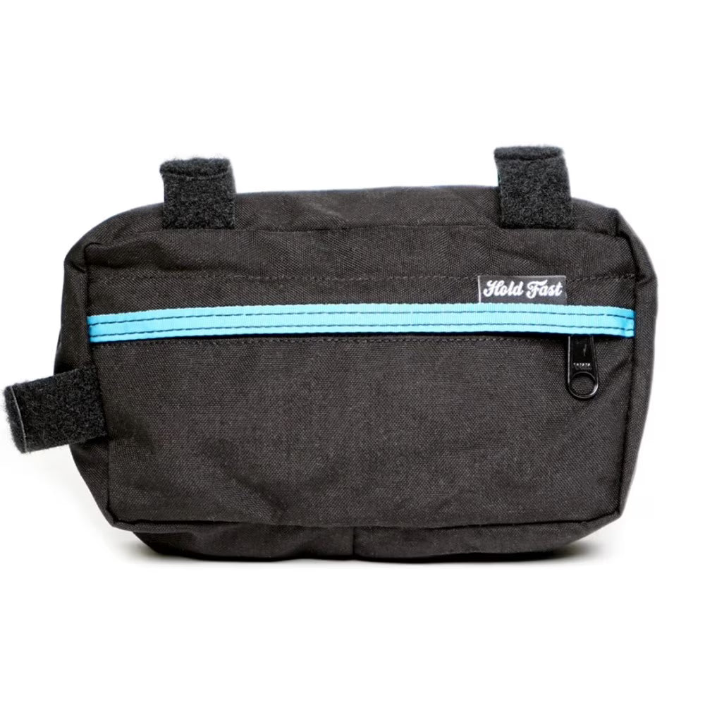 Black Bicycle Frame Bag with Zipper and Hook & Loop Fasteners T54801