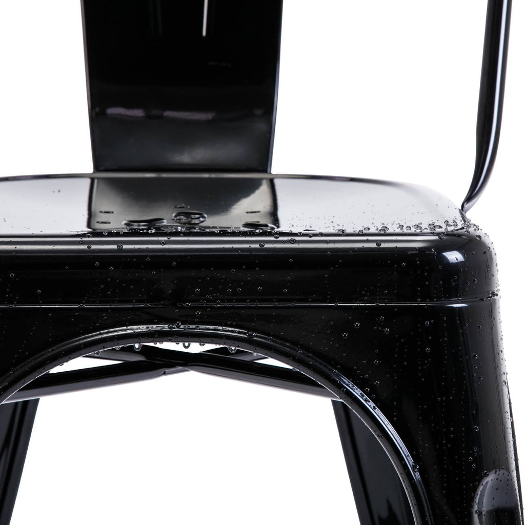 Black Side Chair Set of 4 C64142