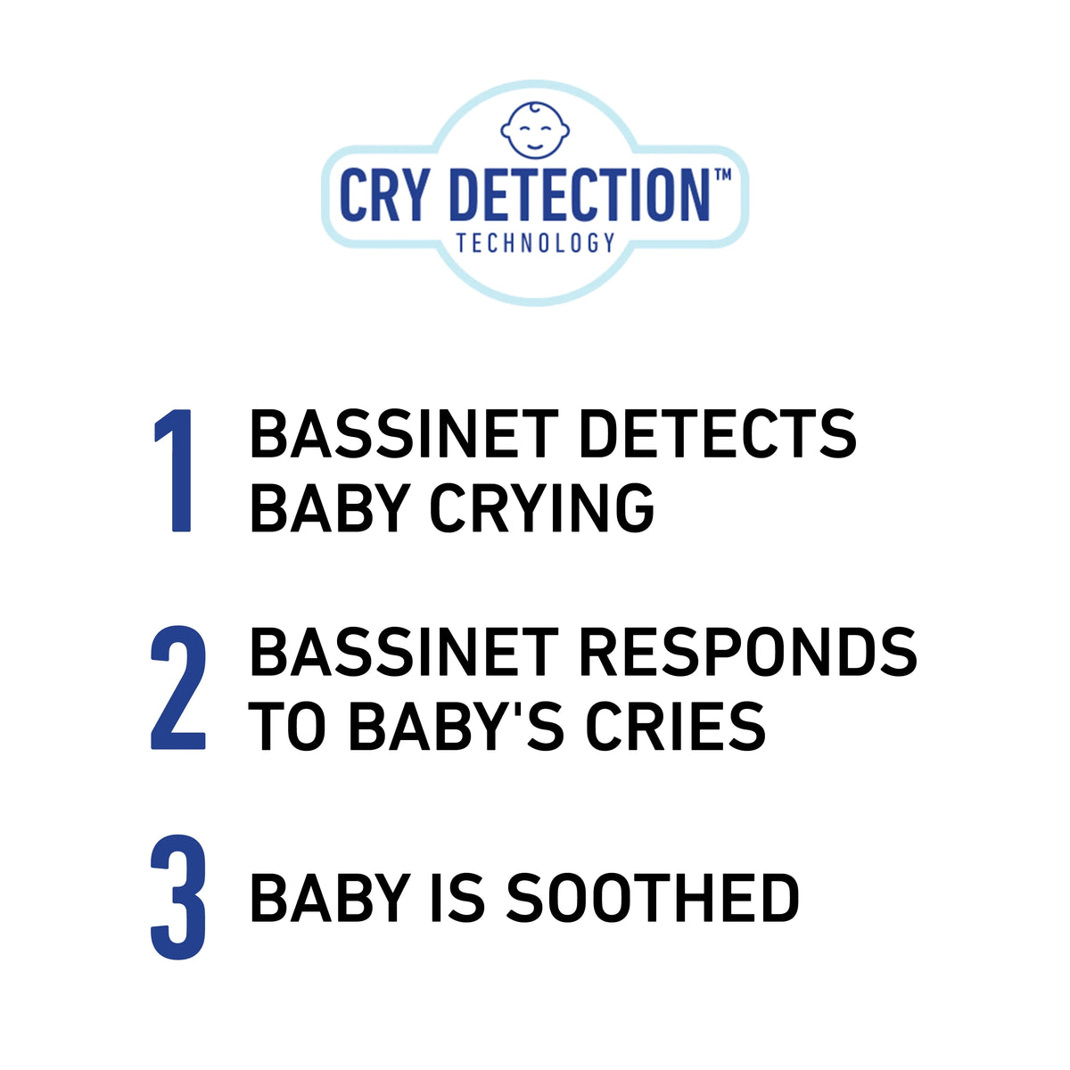 Ellison Bassinet with Cry Detection Technology Z546
