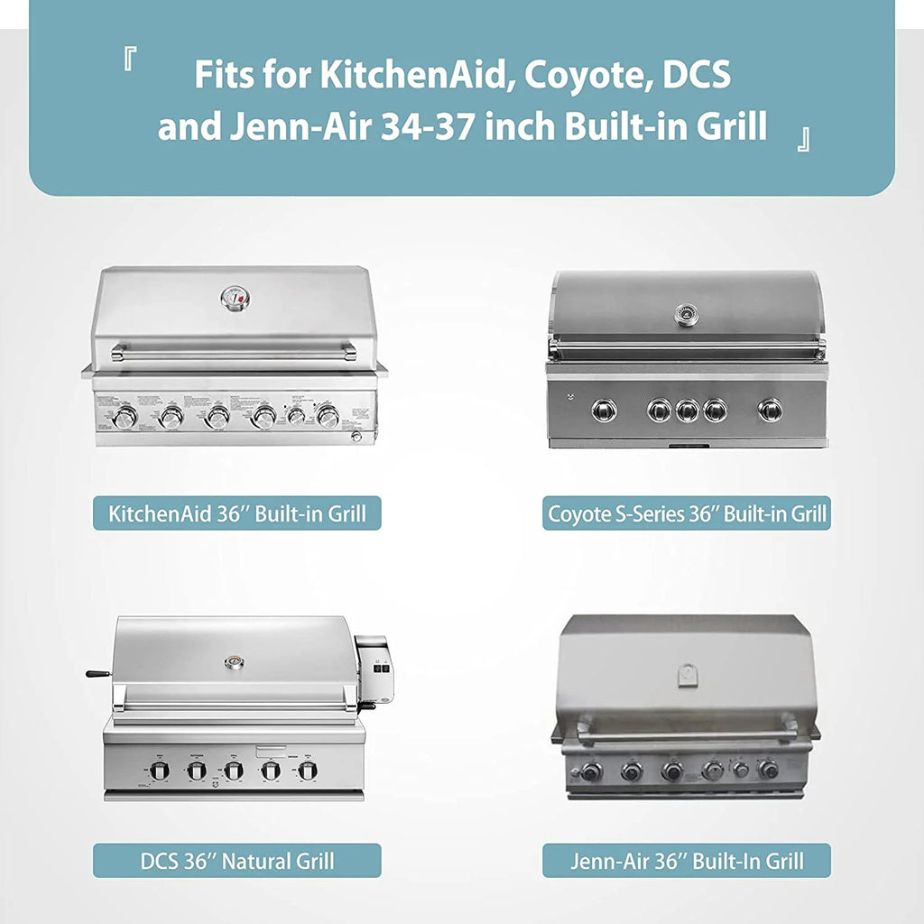 37'' Built-in Grill Cover, Waterproof & Windproof, 38" x 28" x 24" Z592518