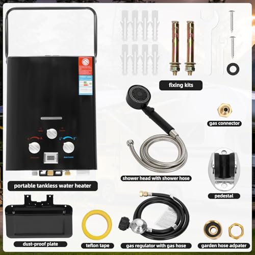 Portable Propane Tankless Water Heater 6L P6629