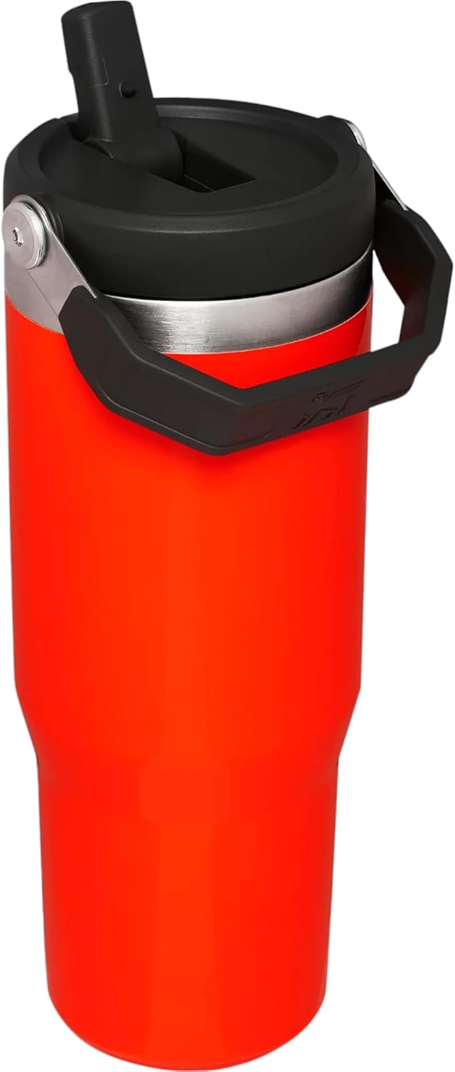 30 oz Stainless Steel Flip Straw Tumbler A948045
