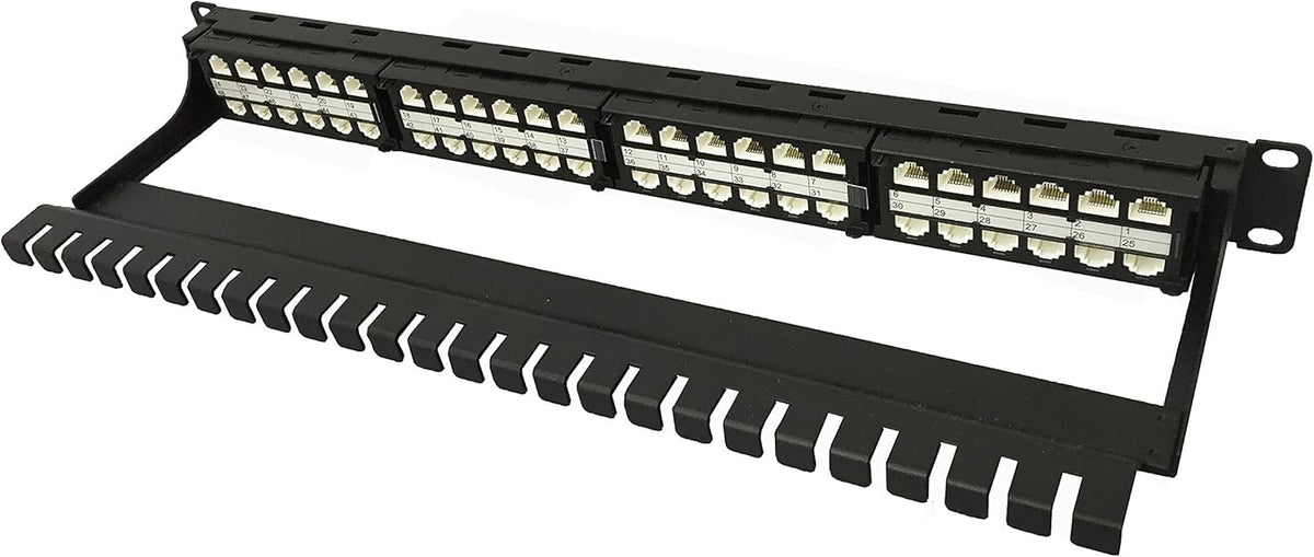 48 Port Cat6 Tool-Less Patch Panel Q653