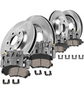 FRONT + REAR OE Calipers + Rotors + Ceramic Pads Kit M8027