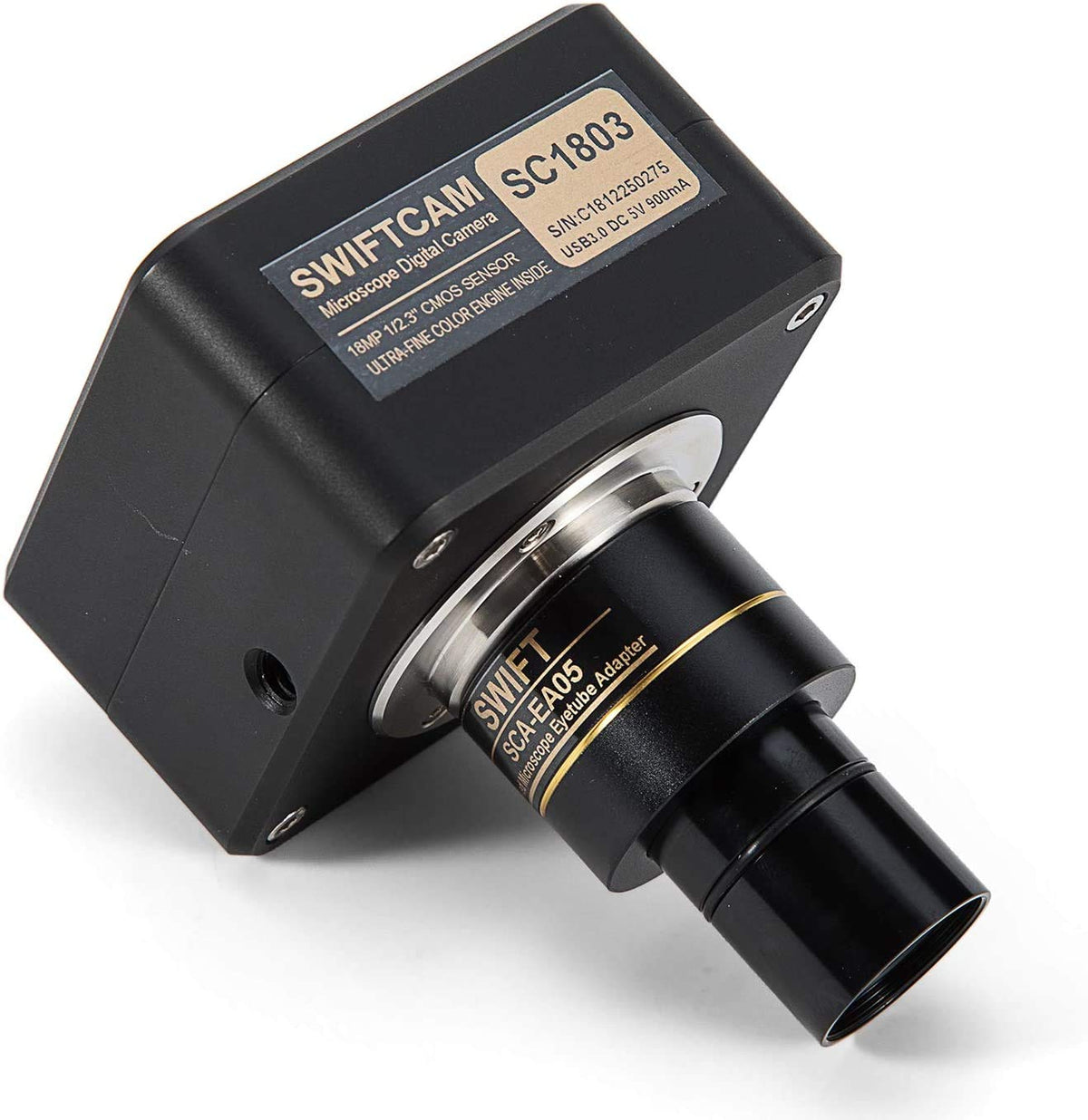 18 Megapixel Camera for Microscopes with Reduction Lens and USB 3.0 Cable Z92055