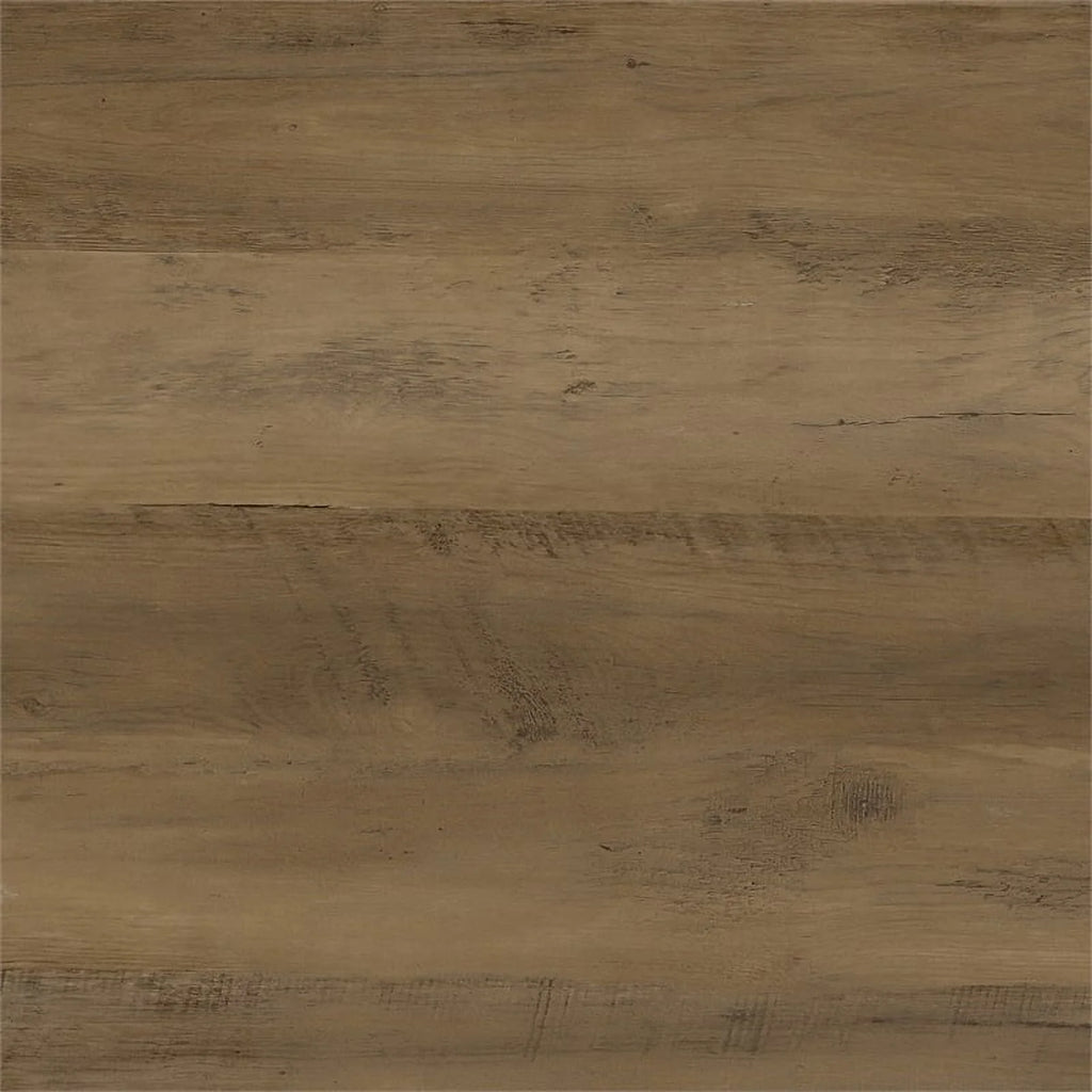 Contemporary Brown Engineered Wood Computer Desk with Hutch S155358