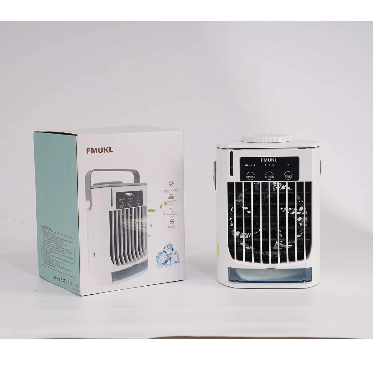 Portable Air Conditioner with Remote, 3 Speeds, USB Powered U709411