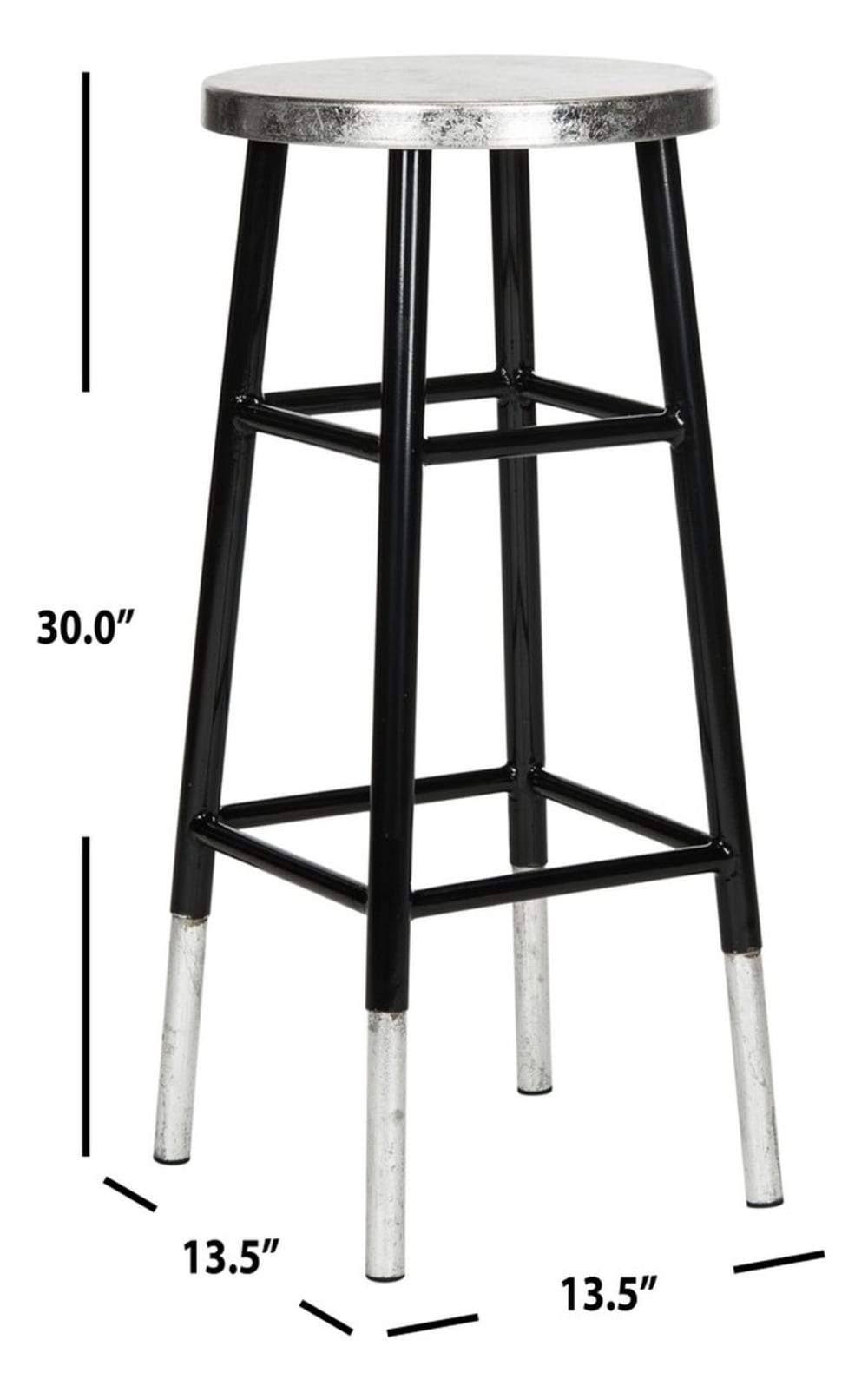 White Dipped Bar Stool A963239