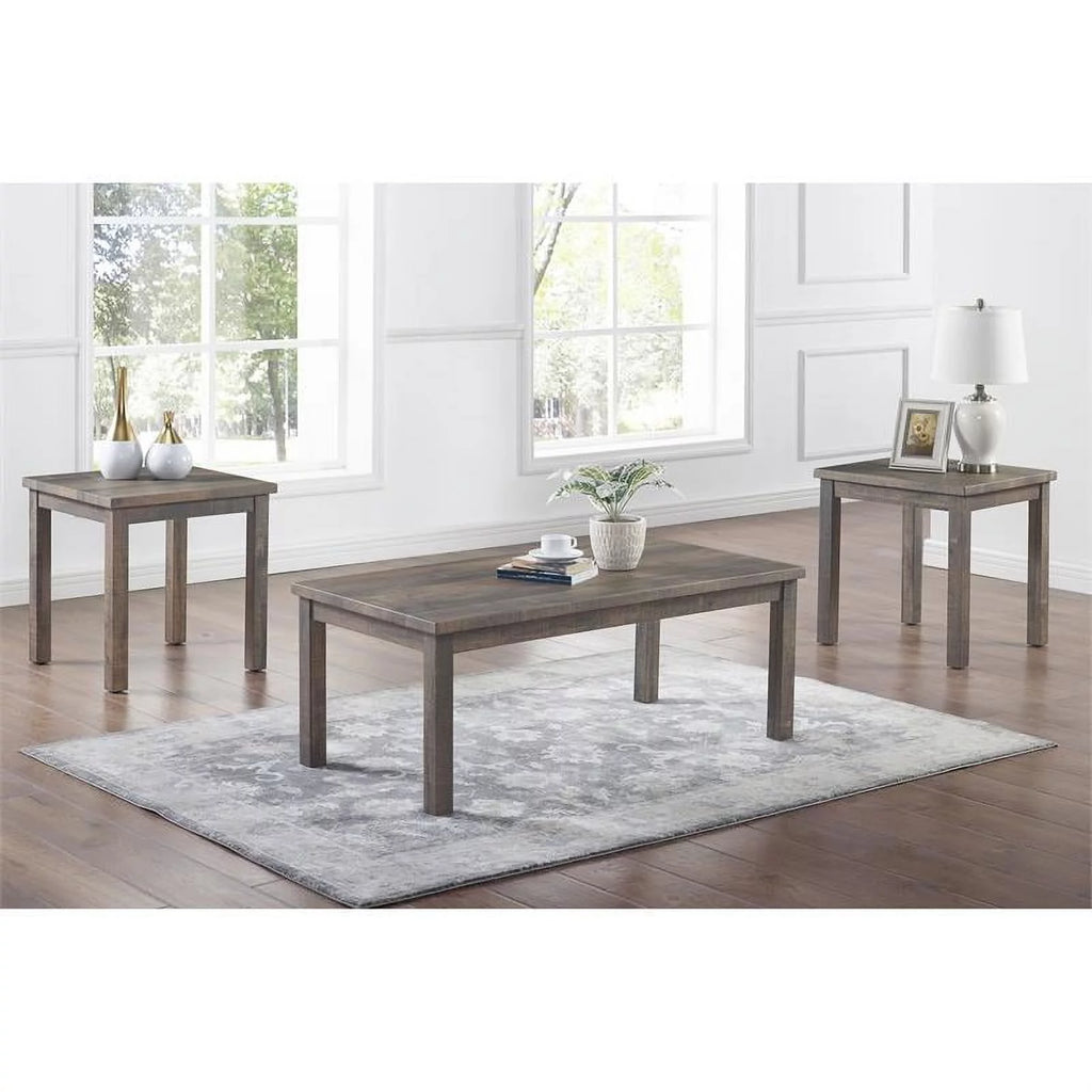 Wood 3-Piece Coffee Table Set A937