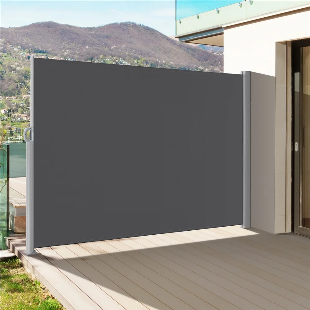 118 x 71" Retractable Side Awning, Dark Gray S316033