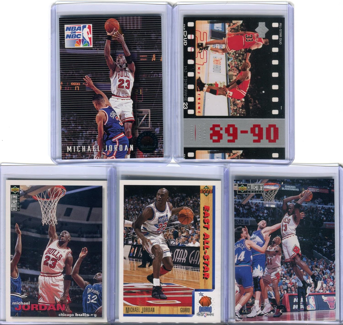 5 Card Lot Basketball Cards K3747