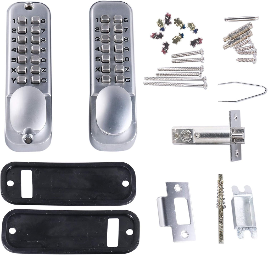 Double Keypad Mechanical 14 Key Combination Lock Y8720