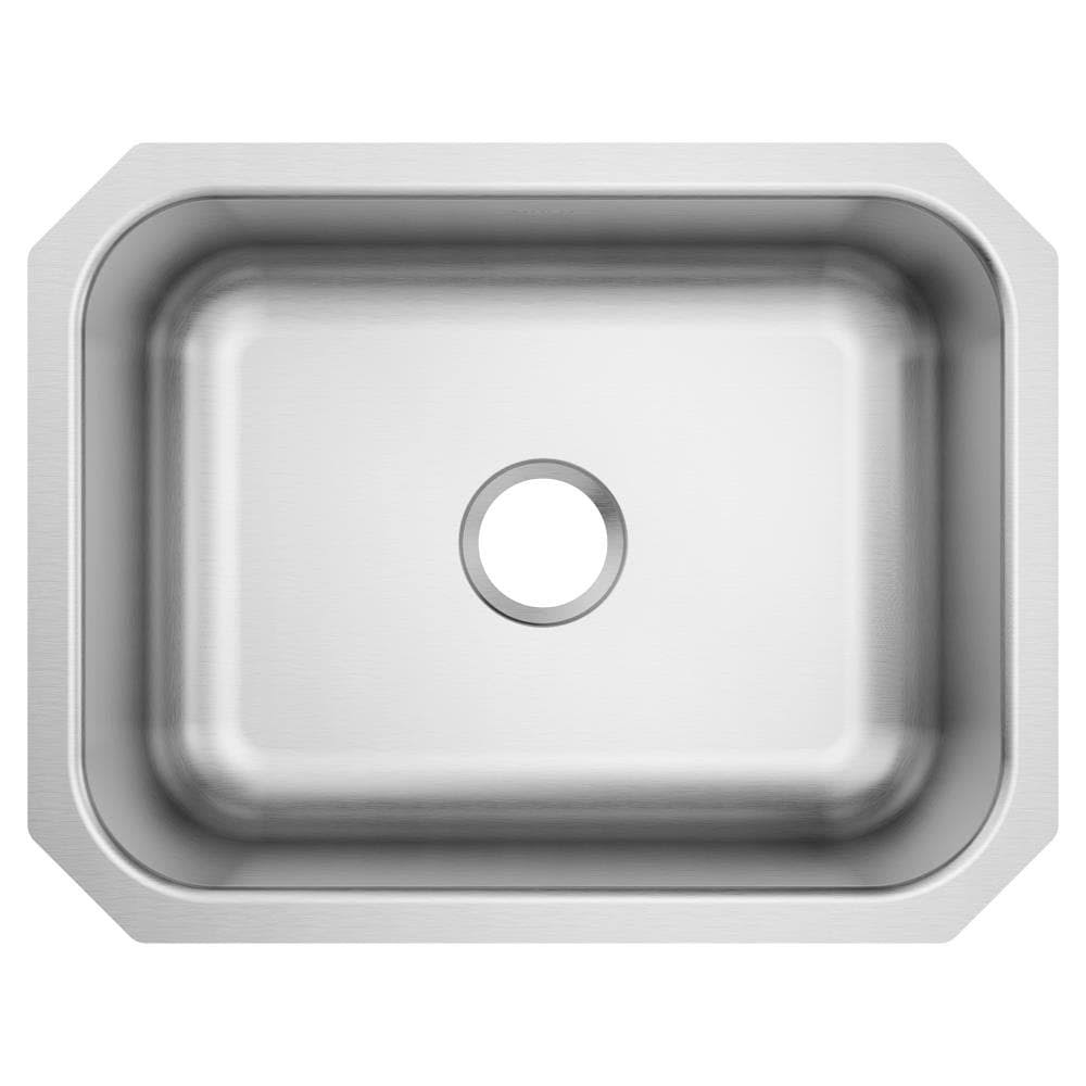 23-1/2 inch Undermount Single Basin Stainless Steel Kitchen Sink F9599