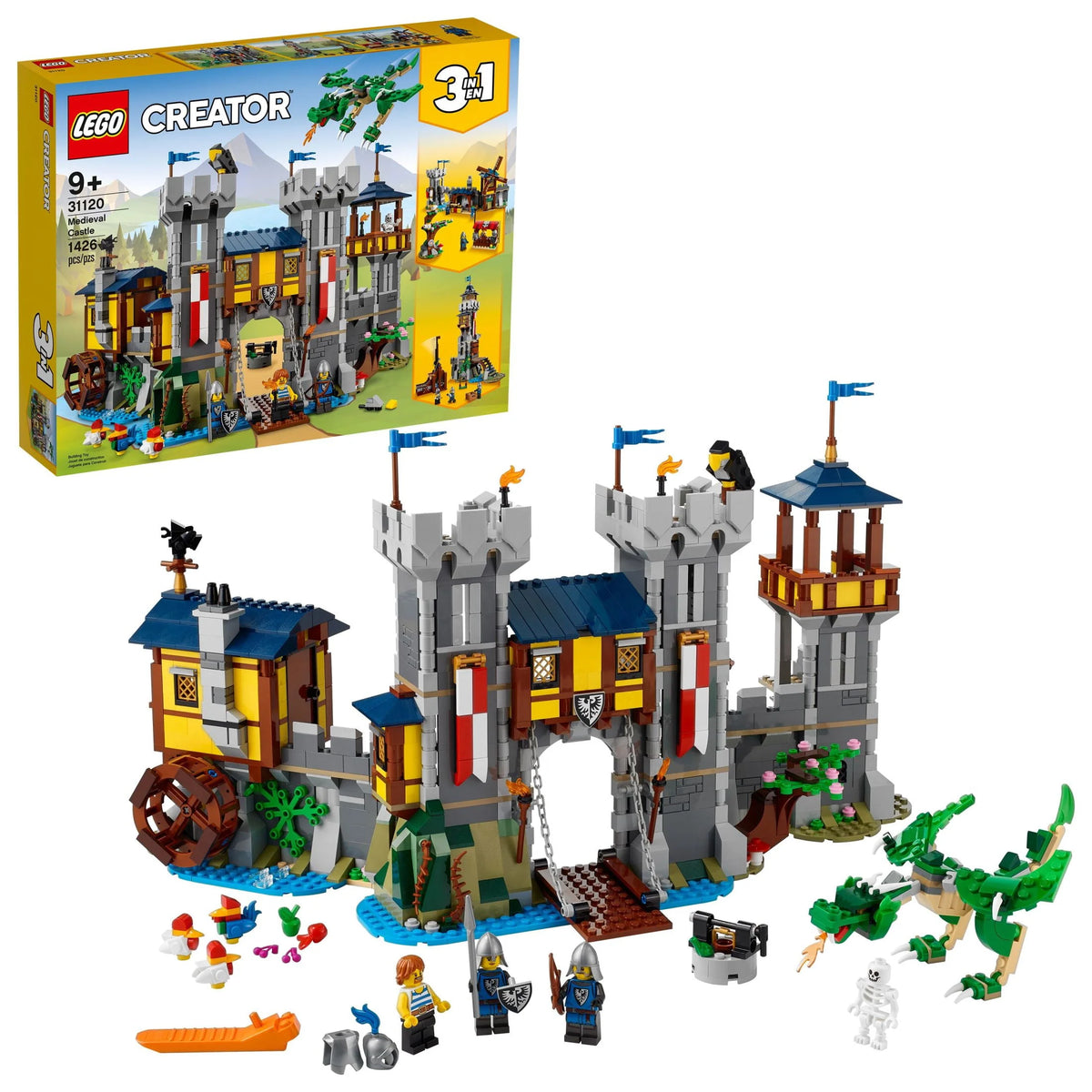 Medieval Castle Toy 3 in 1 G374