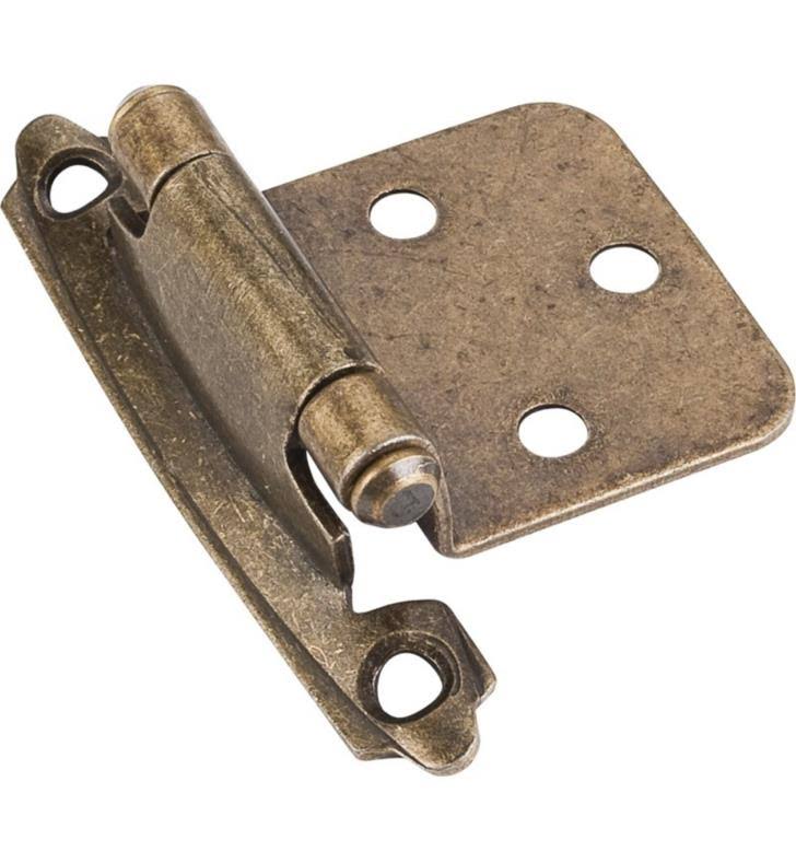 Satin Nickel Self Closing Hinge W450