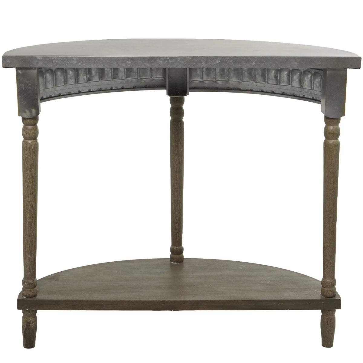 Metal Half Moon Console Table C851