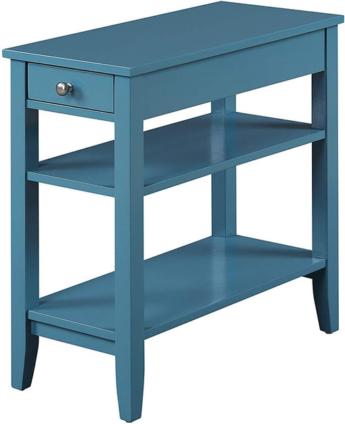 1 Drawer Chairside End Table with Shelves, Cherry V362570