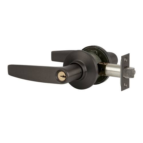 Satin Chrome Keyed Entry Handle U944184